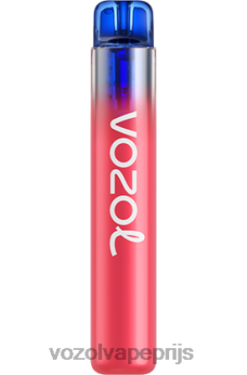 VOZOL NEON 800 aardbei framboos kers 42BL6257 - Vozol Vape Nederland
