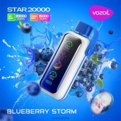 VOZOL STAR 20000 bosbessen storm 42BL6400 - Vozol Vape Kopen