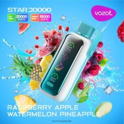 VOZOL STAR 20000 framboos appel watermeloen ananas 42BL6413 - Vozol Clear Vape