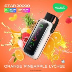 VOZOL STAR 20000 oranje ananaslychee 42BL6410 - Vozol Vape Nederland