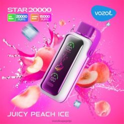 VOZOL STAR 20000 sappig perzikijs 42BL6405 - Vozol Vapes Kopen