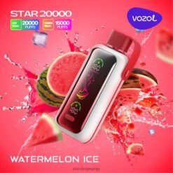 VOZOL STAR 20000 watermeloen ijs 42BL6398 - Vozol Nederland